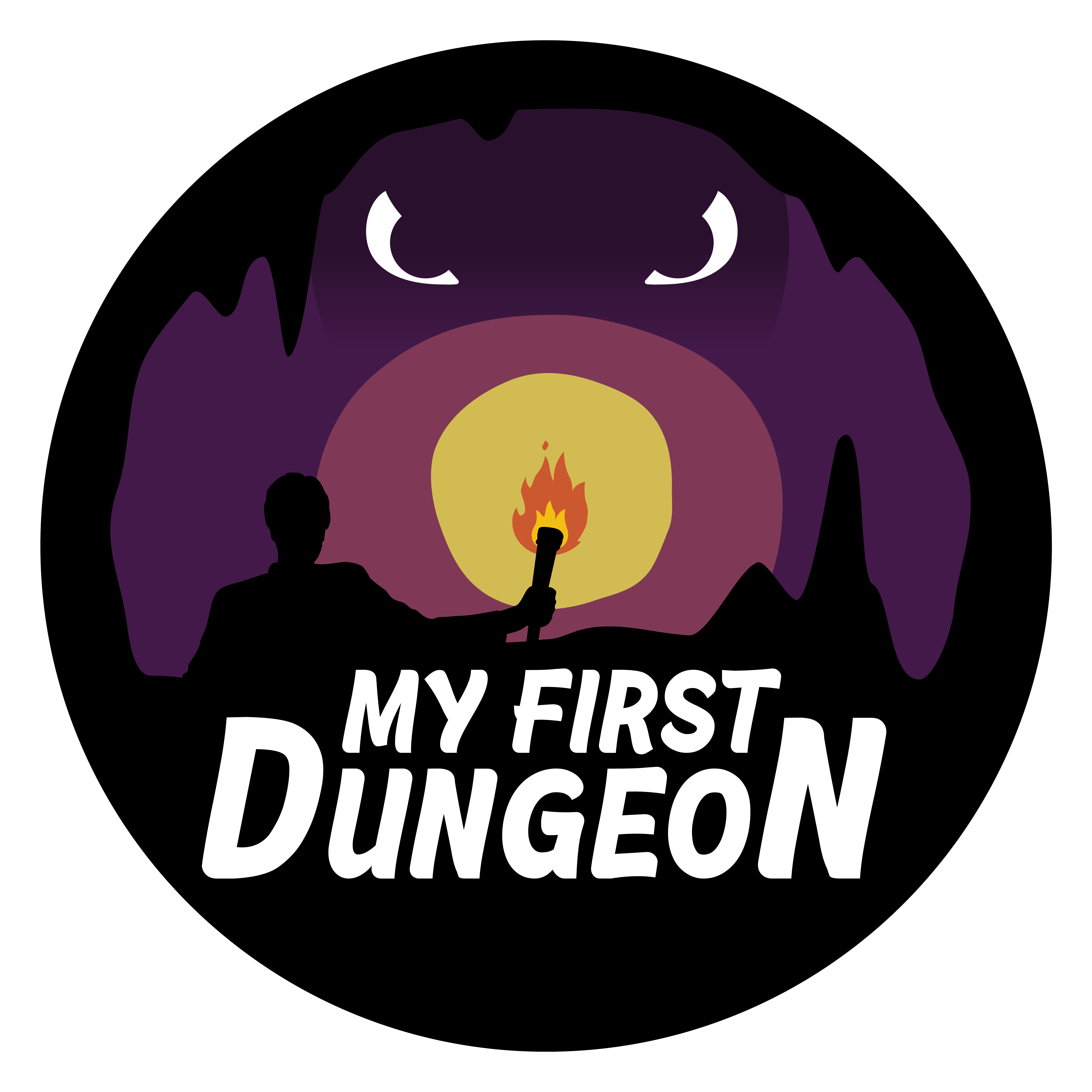 My First Dungeon - Logo with edge